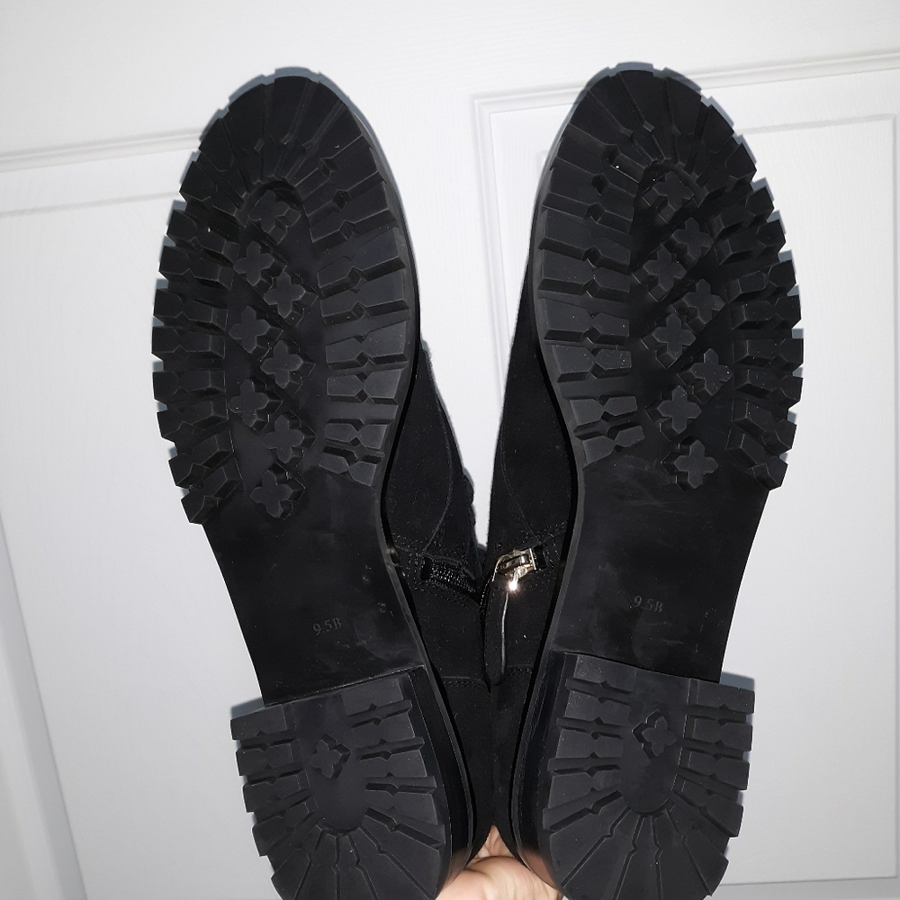 #99. Brand new KATE SPADE Raegan Black Suede Shearling Lined Boots. Size: 9.5 - Picture 9 of 11